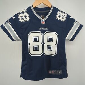 Nike NFL Dallas Cowboys Jersey Youth Boys Small #88 Dez Bryant On Field Football